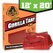 Gorilla Tarp Tarp, 12 ft x 20 ft, 8 mil, Red, PE, Weather Resistant with UV Coating 97037 - alternate 1